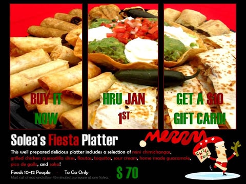 Solea's Fiesta Platter 